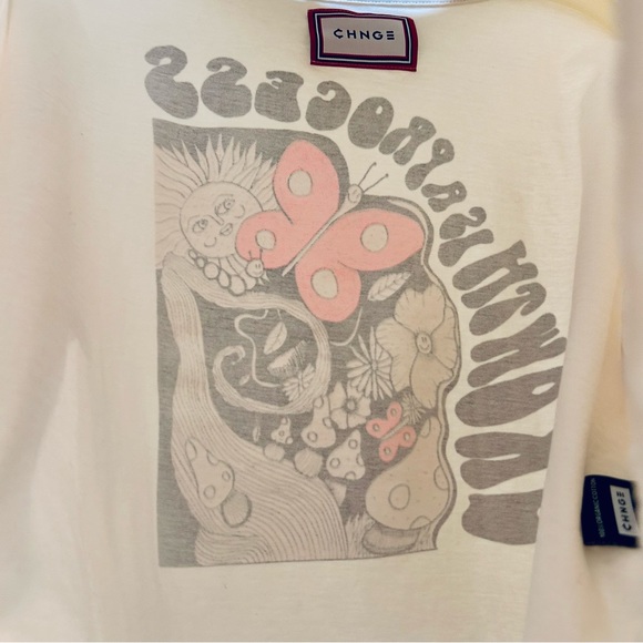 Rare Crop Sweatshirt/T-shirt by CHNGE. Growth is a Process S/M - Picture 5 of 13